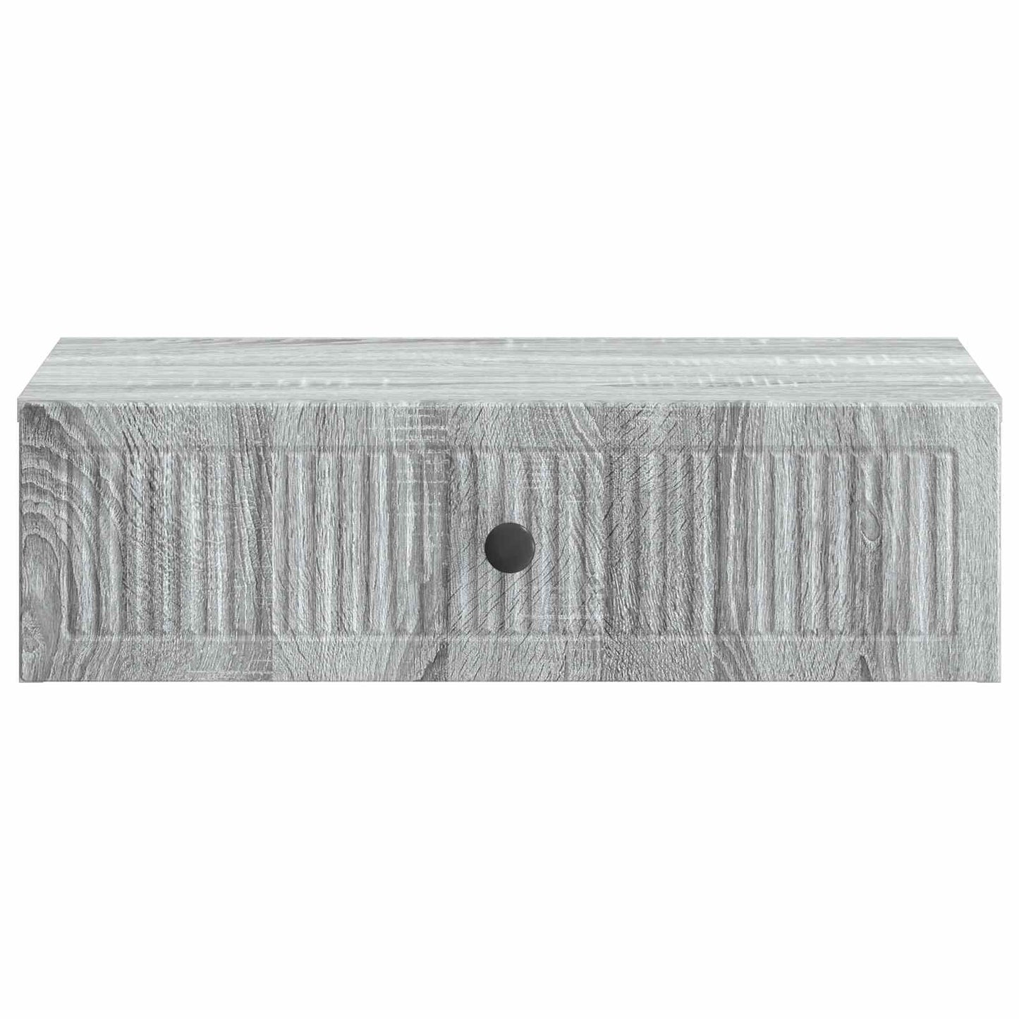 Vegghengt Sidebord Grå sonoma 59 x 34,5 x 17 cm Konstruert tre