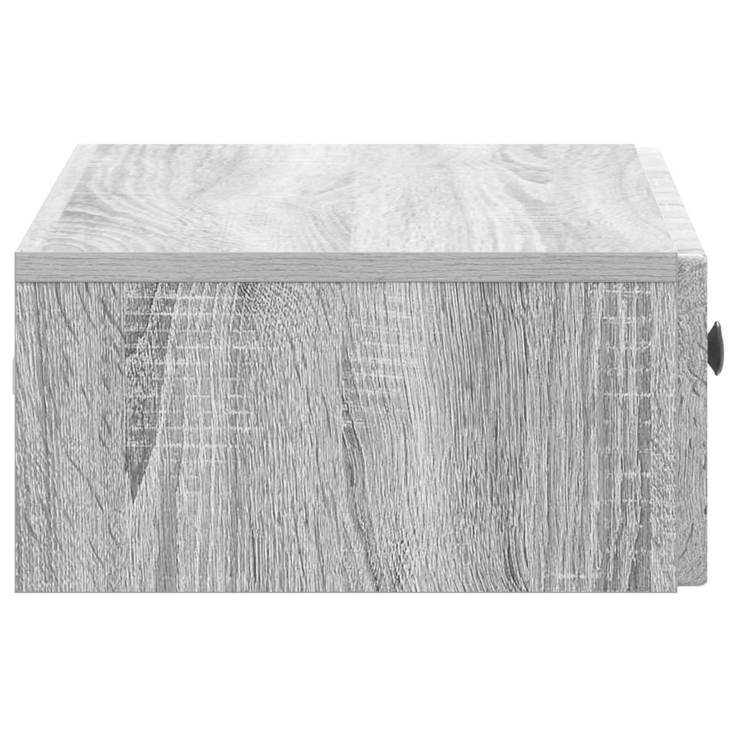 Vegghengt Sidebord Grå sonoma 59 x 34,5 x 17 cm Konstruert tre