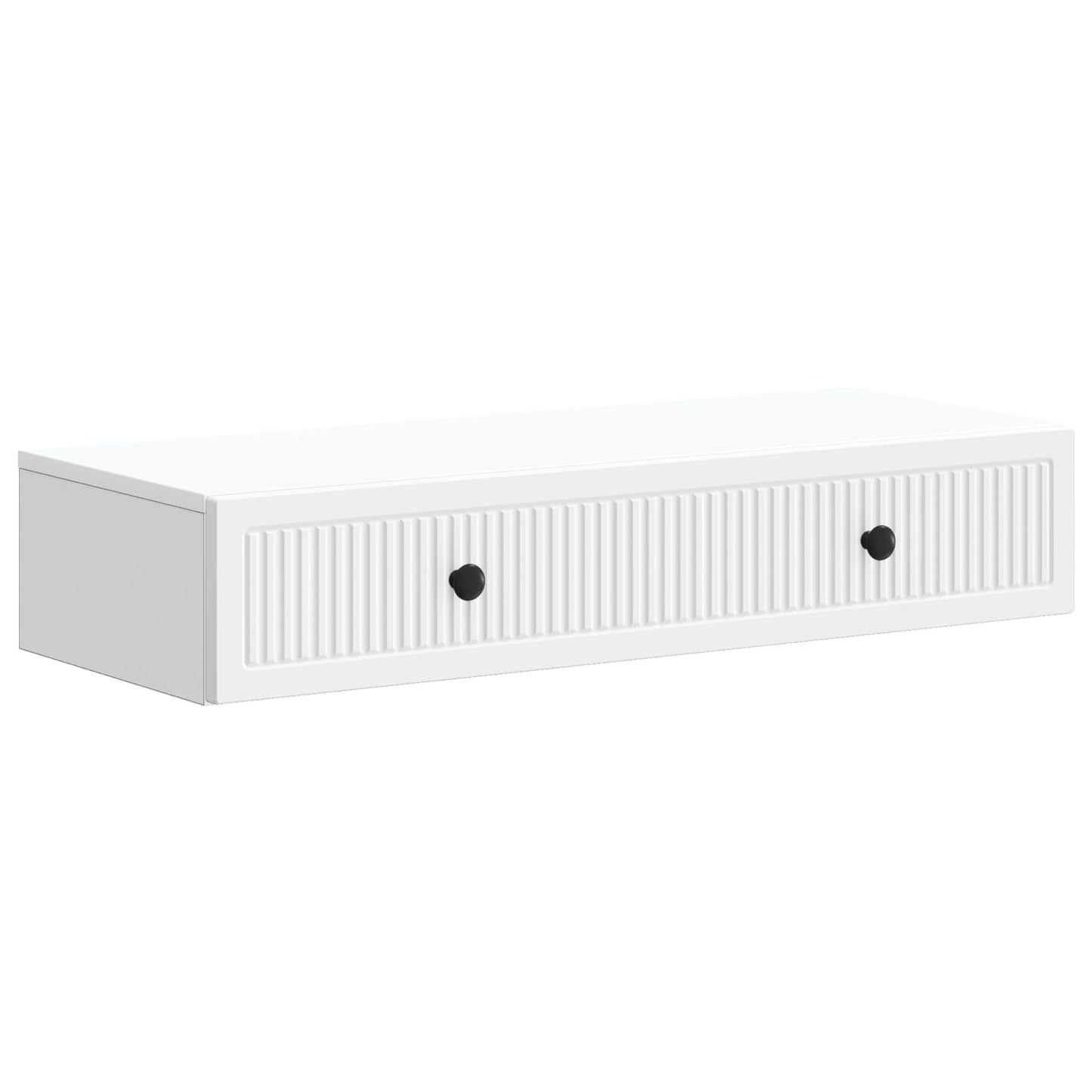 Vegghengt Sidebord Hvit 87,5 x 34,5 x 17 cm Konstruert tre
