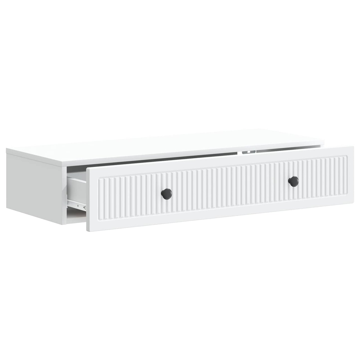 Vegghengt Sidebord Hvit 87,5 x 34,5 x 17 cm Konstruert tre