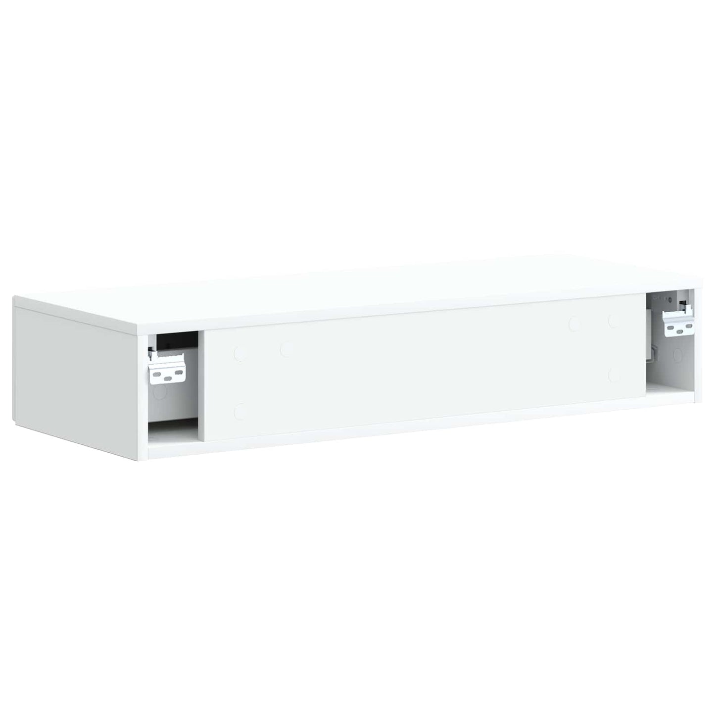 Vegghengt Sidebord Hvit 87,5 x 34,5 x 17 cm Konstruert tre