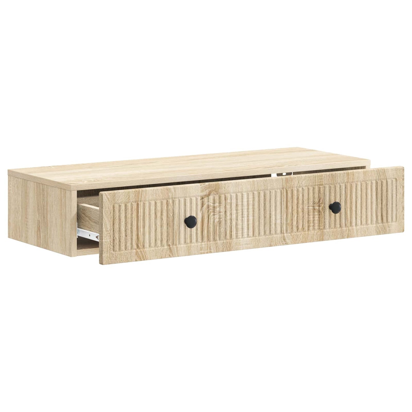 Vegghengt Sidebord Sonoma eik 87,5 x 34,5 x 17 cm