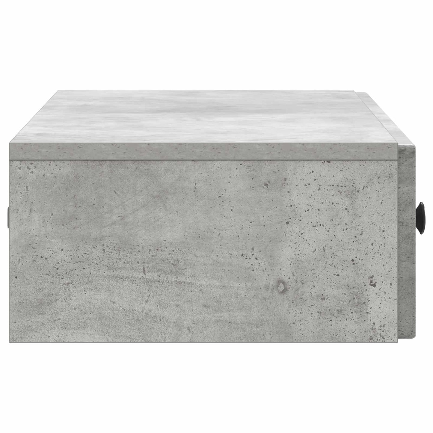 Vegghengt Sidebord Betonggrå 87,5 x 34,5 x 17 cm Konstruert tre