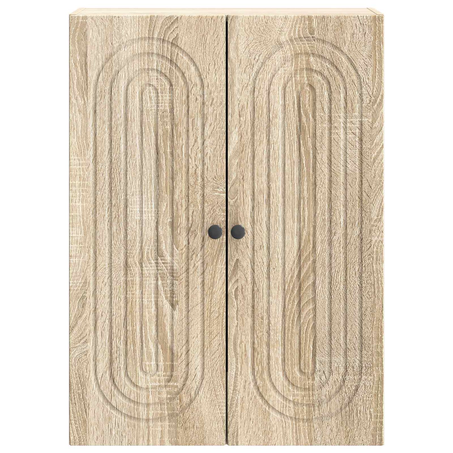 Vegghengt skap Sonoma eik 66 x 34,5 x 90 cm Konstruert tre