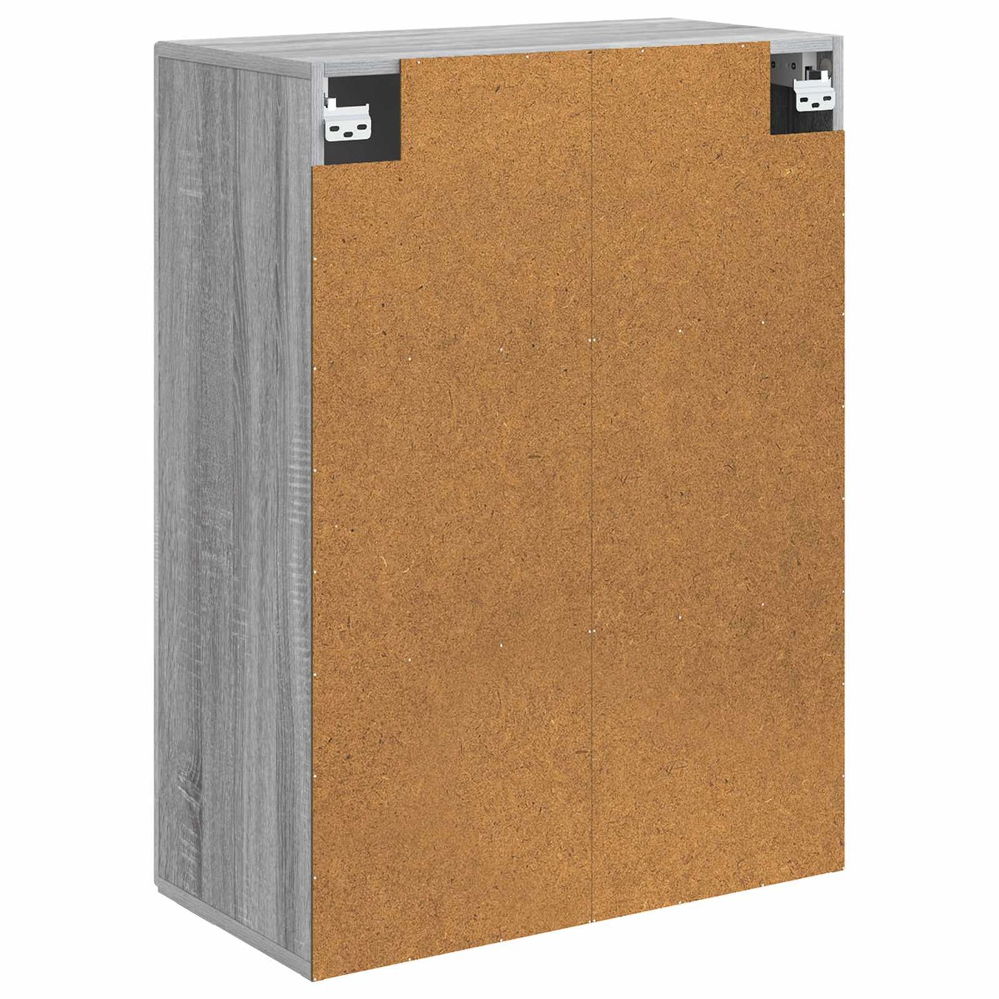 Vegghengt skap Grå Sonoma 66 x 34,5 x 90 cm Konstruert tre
