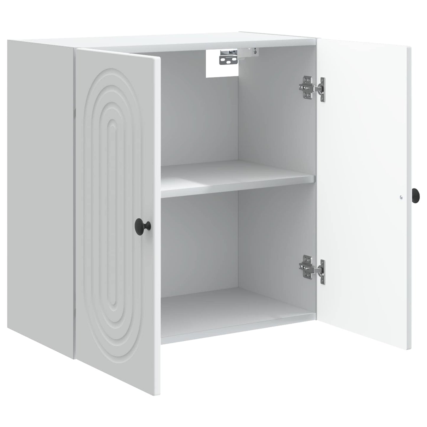 Vegghengt skap Hvit 59 x 31 x 60 cm Konstruert tre