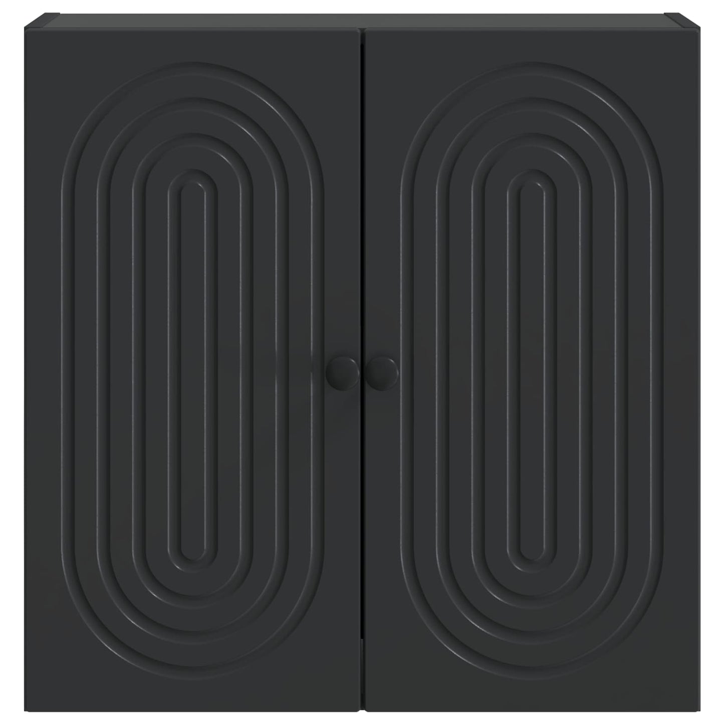 Vegghengt skap Svart 59 x 31 x 60 cm Konstruert tre