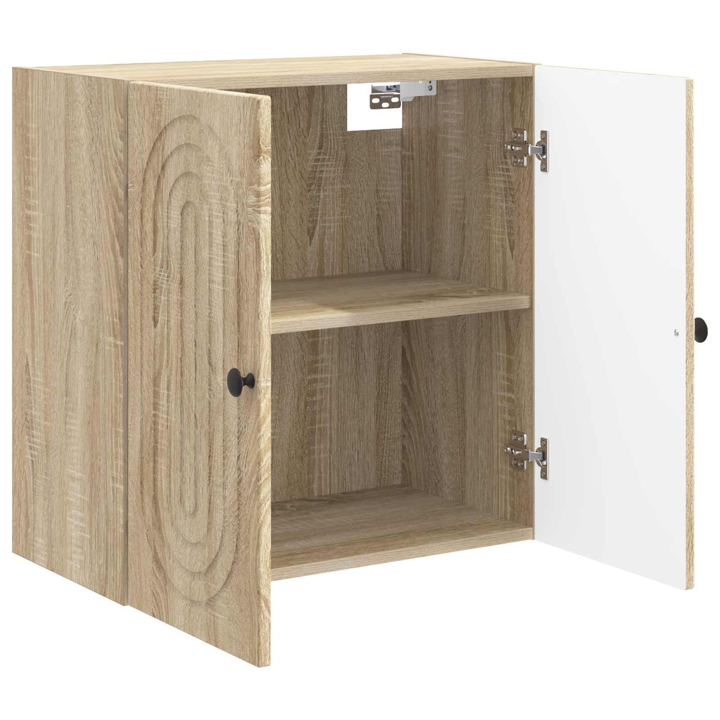 Vegghengt skap Sonoma eik 59 x 31 x 60 cm Konstruert tre