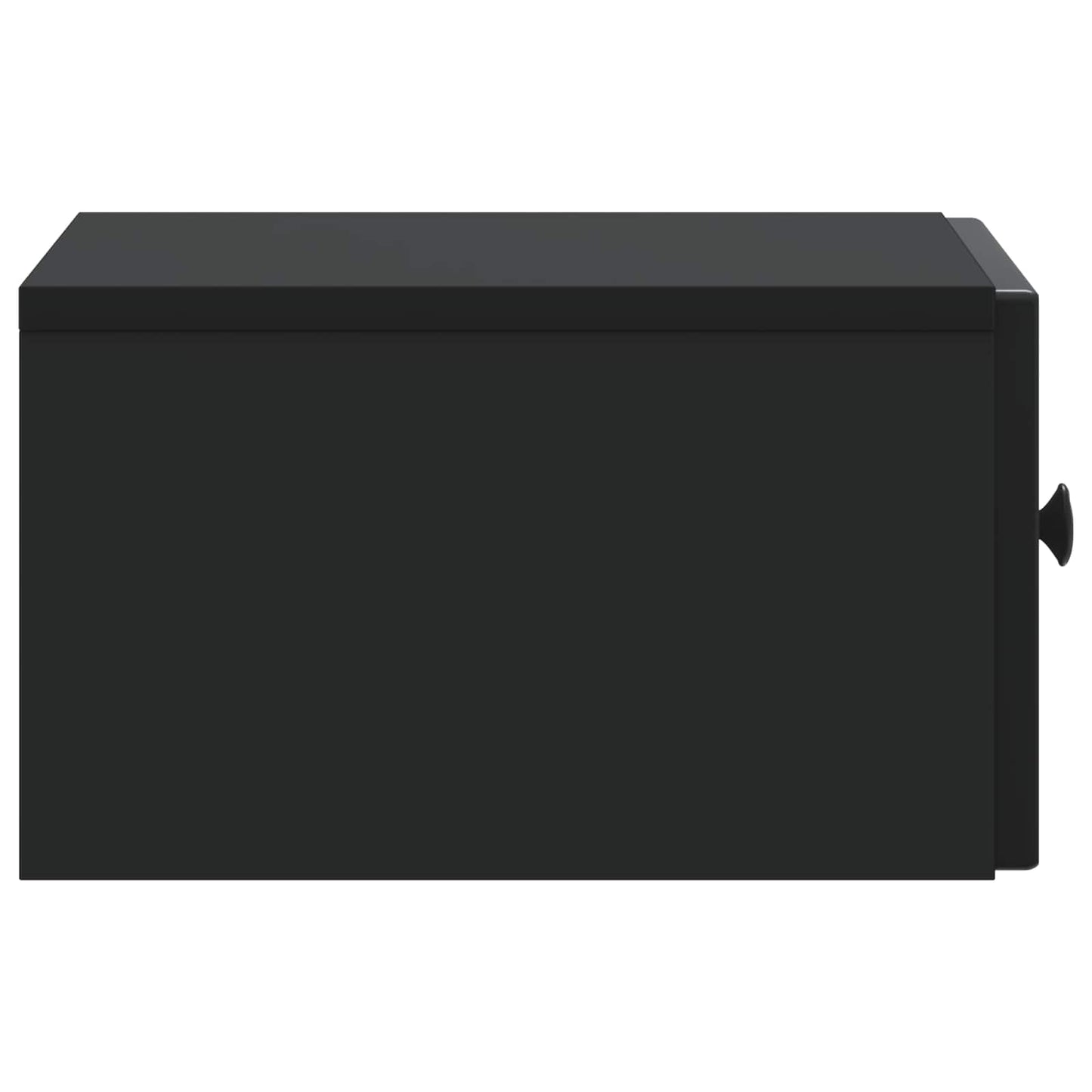 Vegghengt Nattbord Svart 33 x 34,5 x 20 cm Konstruert tre