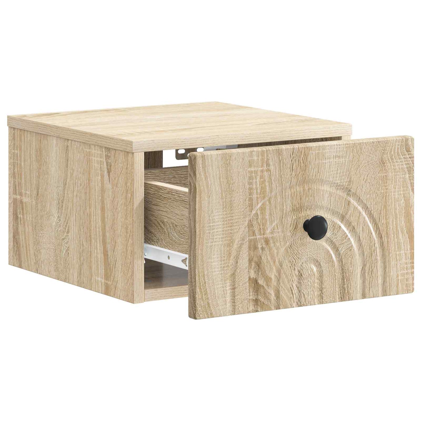 Vegghengt Nattbord Sonoma eik 33 x 34,5 x 20 cm Konstruert tre