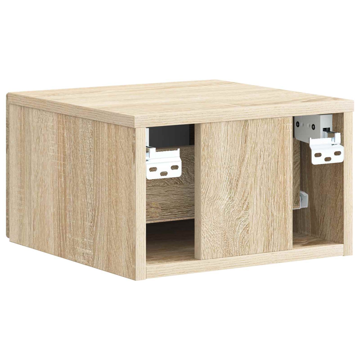 Vegghengt Nattbord Sonoma eik 33 x 34,5 x 20 cm Konstruert tre