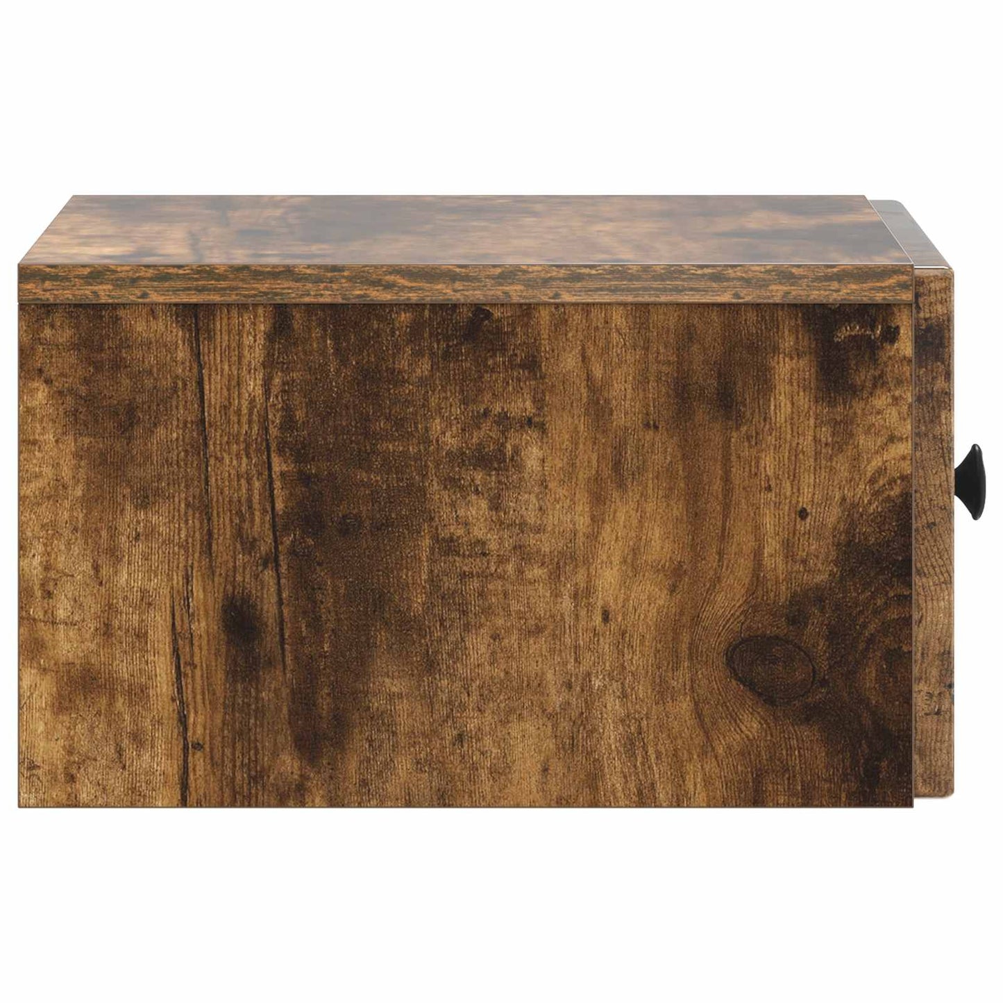 Vegghengt Nattbord Røkt Eik 33 x 34,5 x 20 cm Konstruert tre