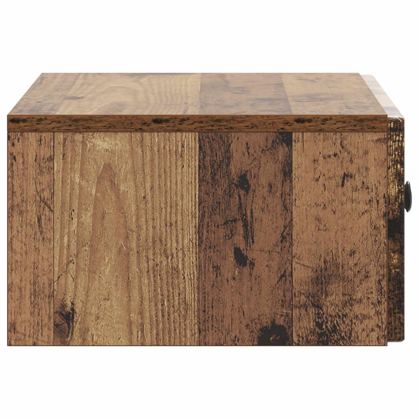 Vegghengt Nattbord 2 pcs Gammelt tre 49 x 34,5 x 20 cm