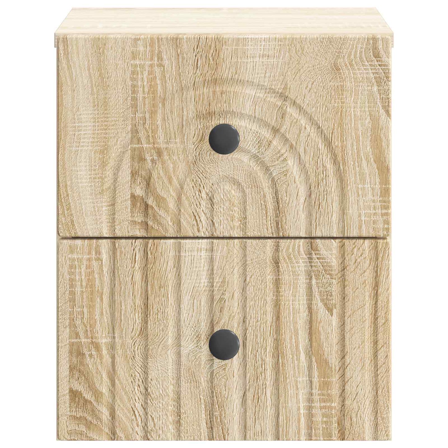 Vegghengt Nattbord Sonoma eik 33 x 34,5 x 40 cm Konstruert tre