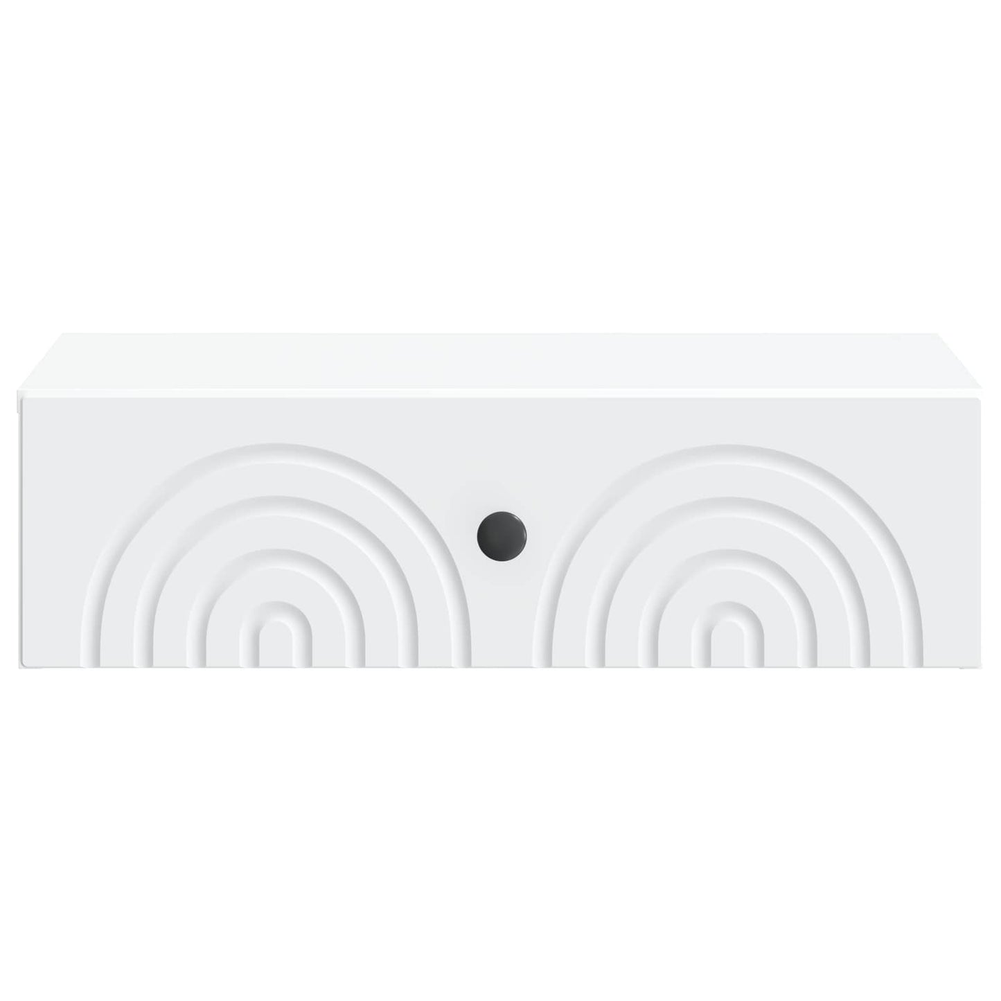 Vegghengt Sidebord Hvit 59 x 34,5 x 17 cm Konstruert tre