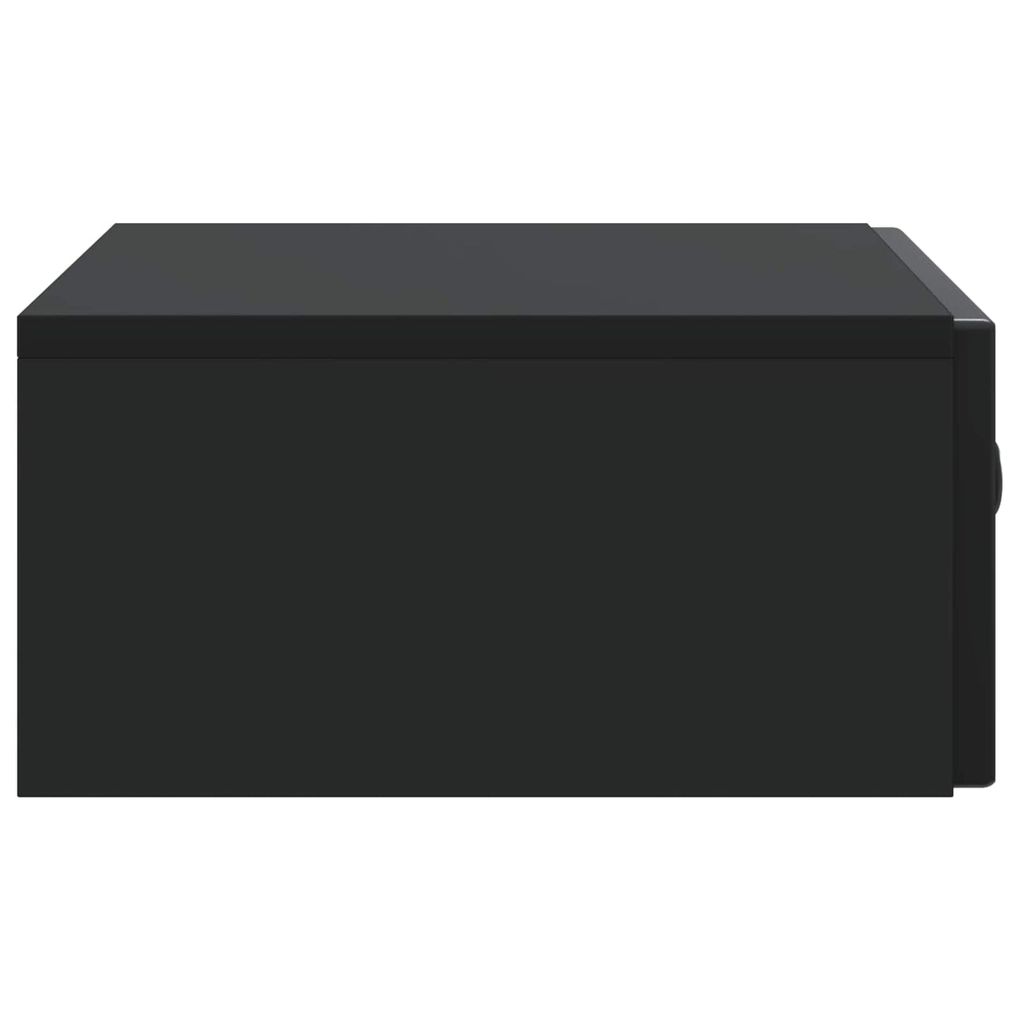 Vegghengt Sidebord Svart 59 x 34,5 x 17 cm Konstruert tre