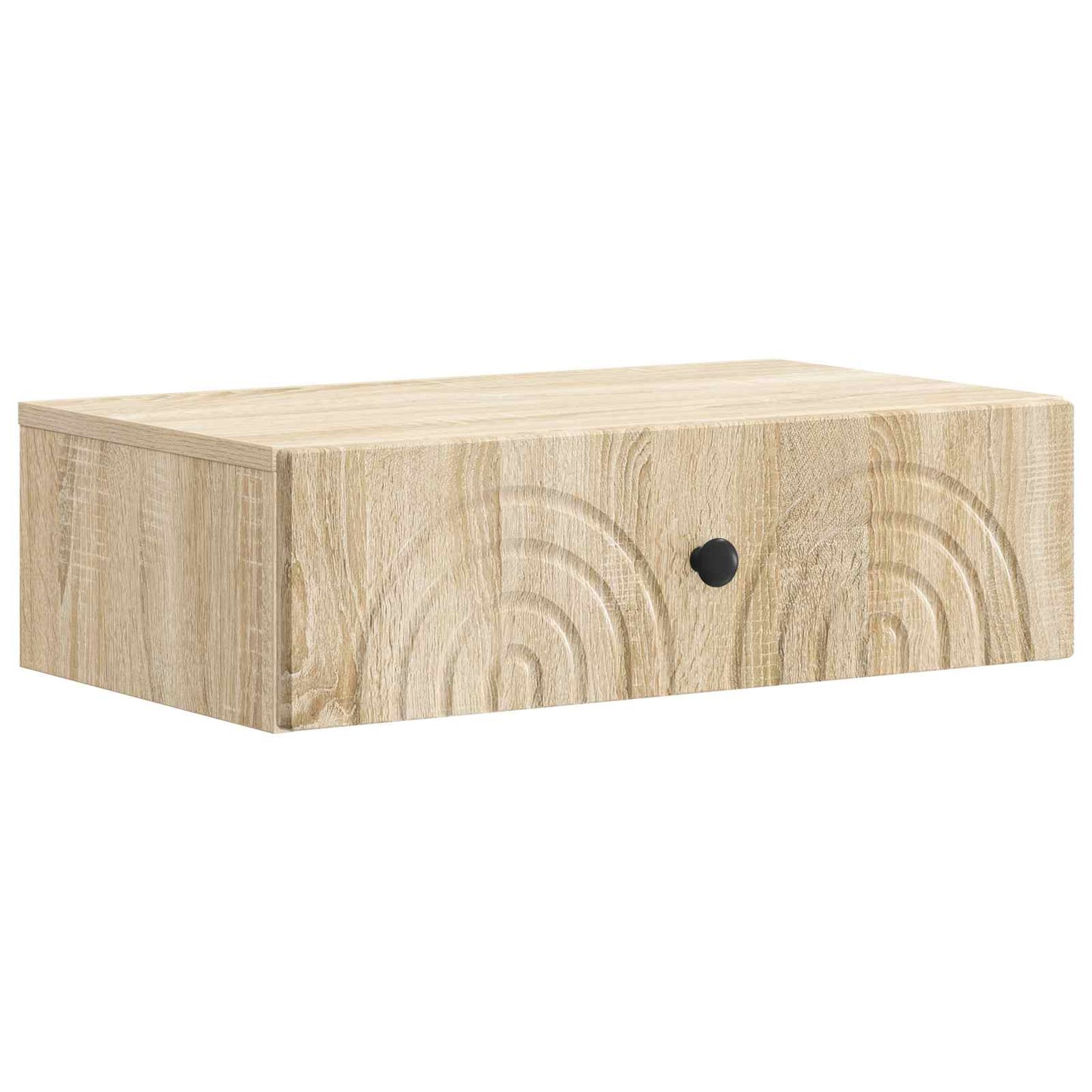 Vegghengt Sidebord Sonoma eik 59 x 34,5 x 17 cm Konstruert tre