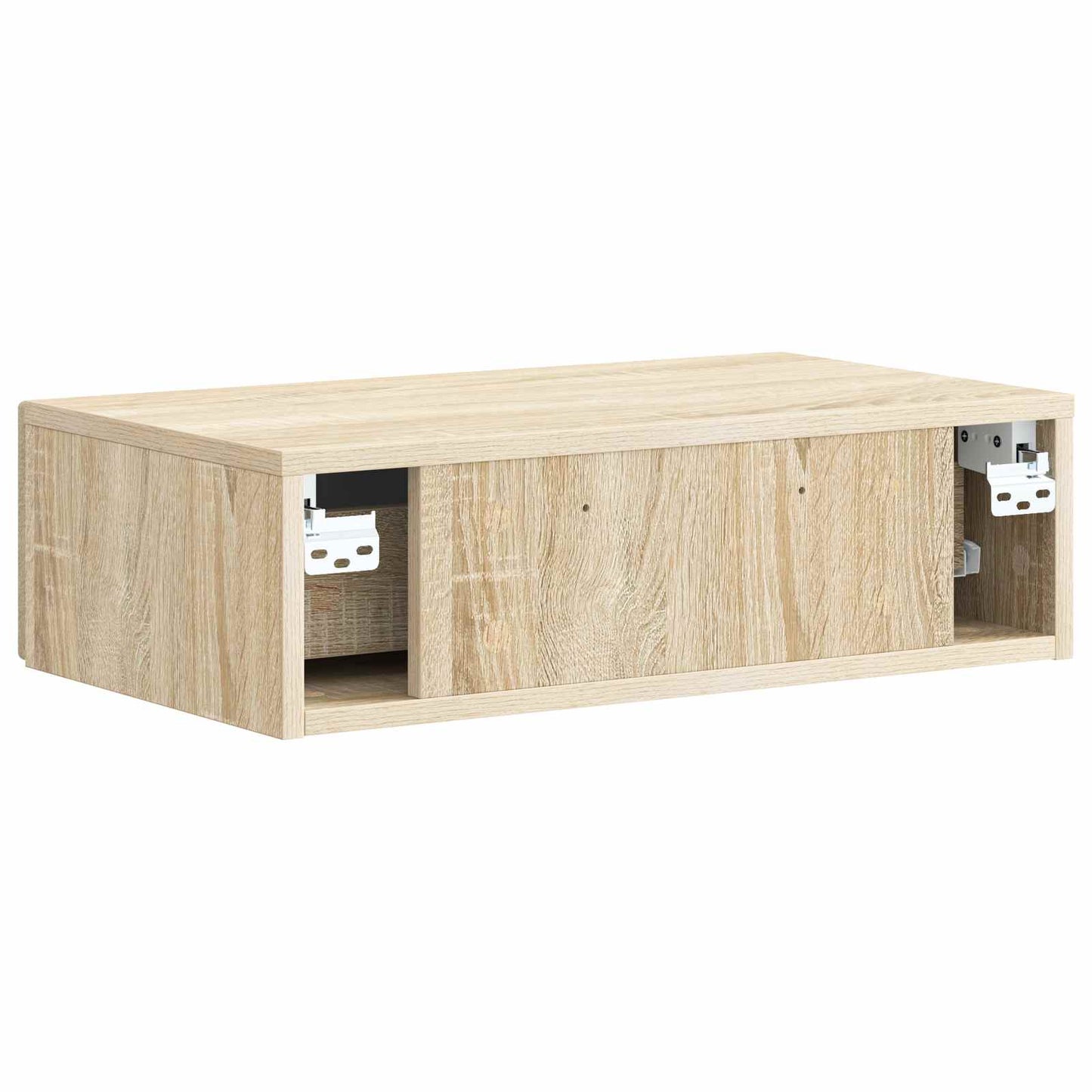 Vegghengt Sidebord Sonoma eik 59 x 34,5 x 17 cm Konstruert tre