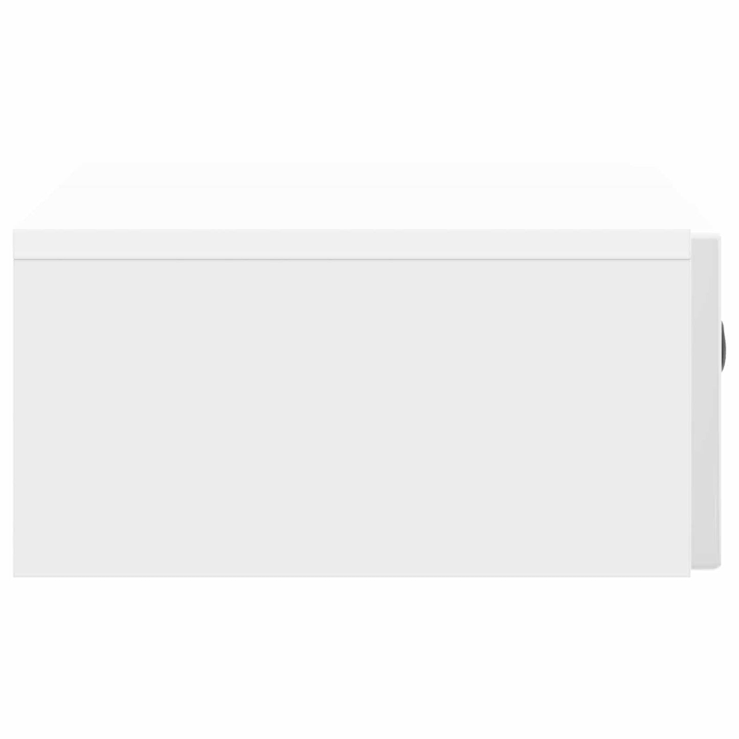 Vegghengt Sidebord Høgglans hvit 59 x 34,5 x 17 cm
