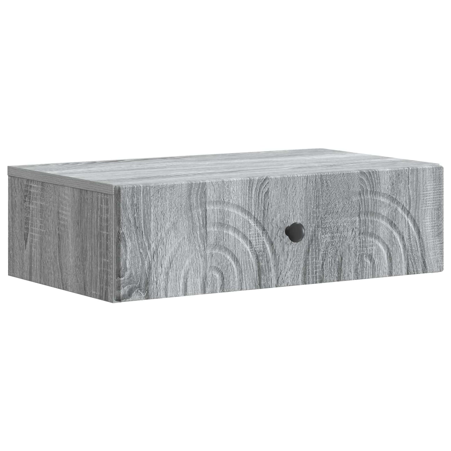 Vegghengt Sidebord Grå sonoma 59 x 34,5 x 17 cm Konstruert tre