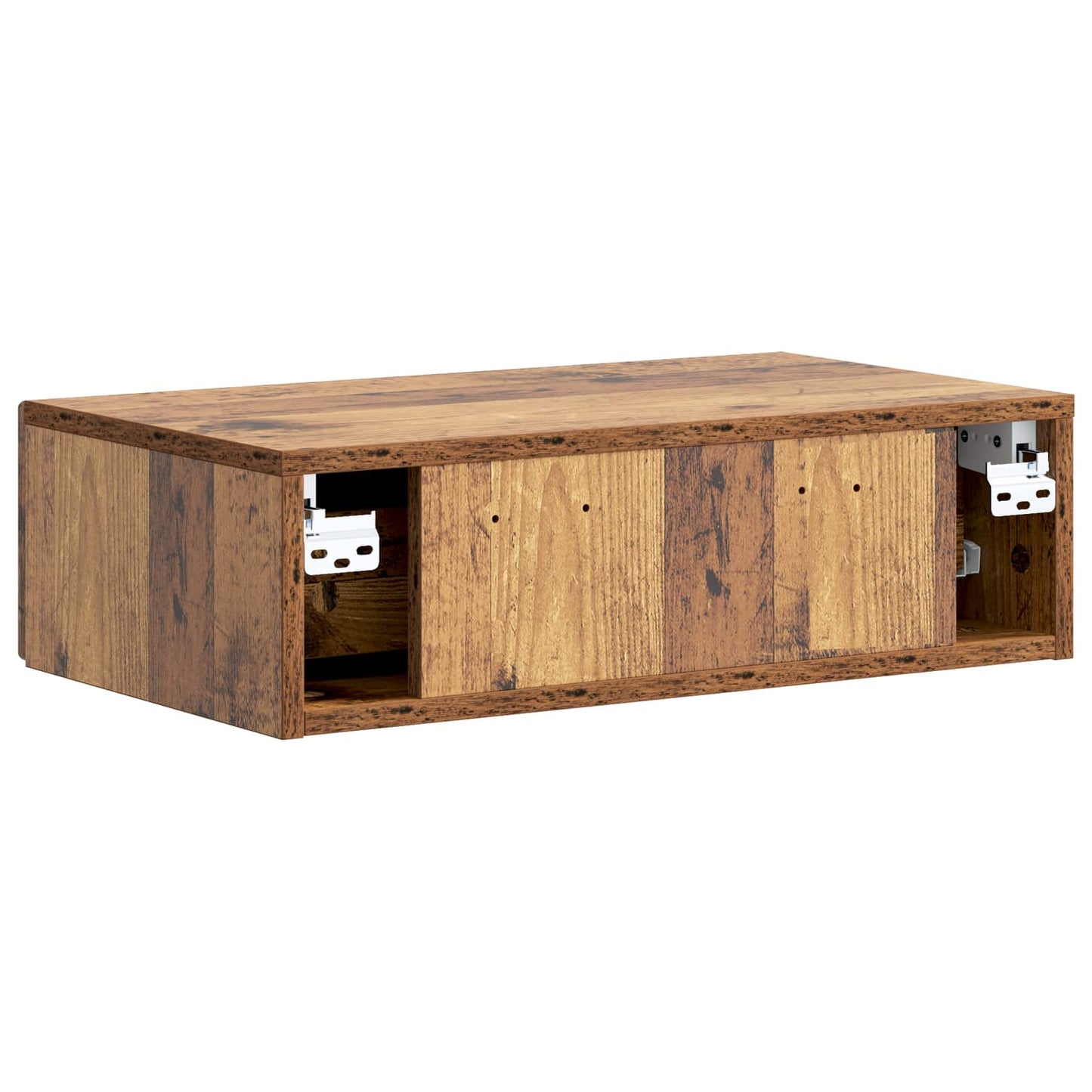 Vegghengt Sidebord Gammelt tre 59 x 34,5 x 17 cm Konstruert tre