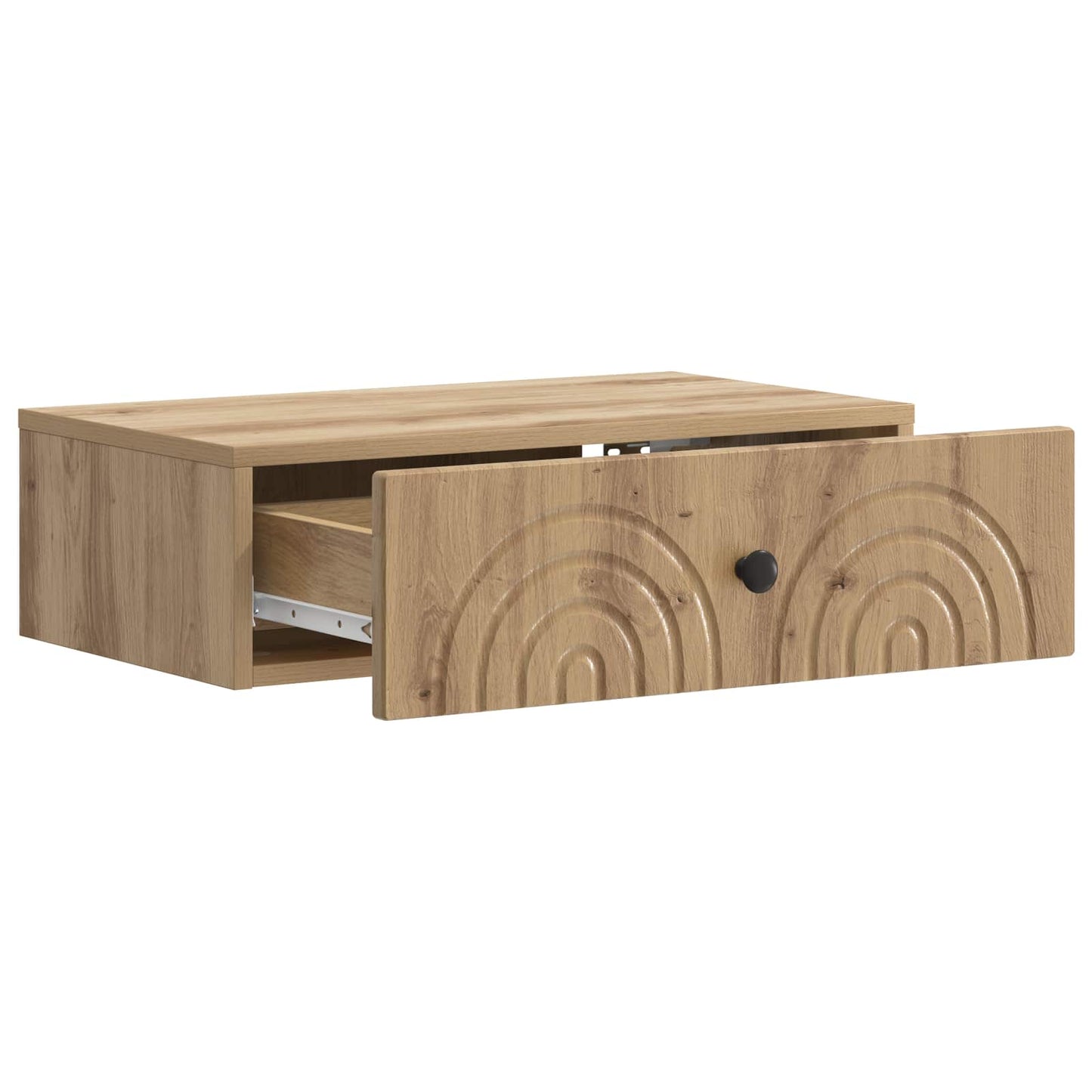 Vegghengt Sidebord 59 x 34,5 x 17 cm Konstruert tre Artisan eik