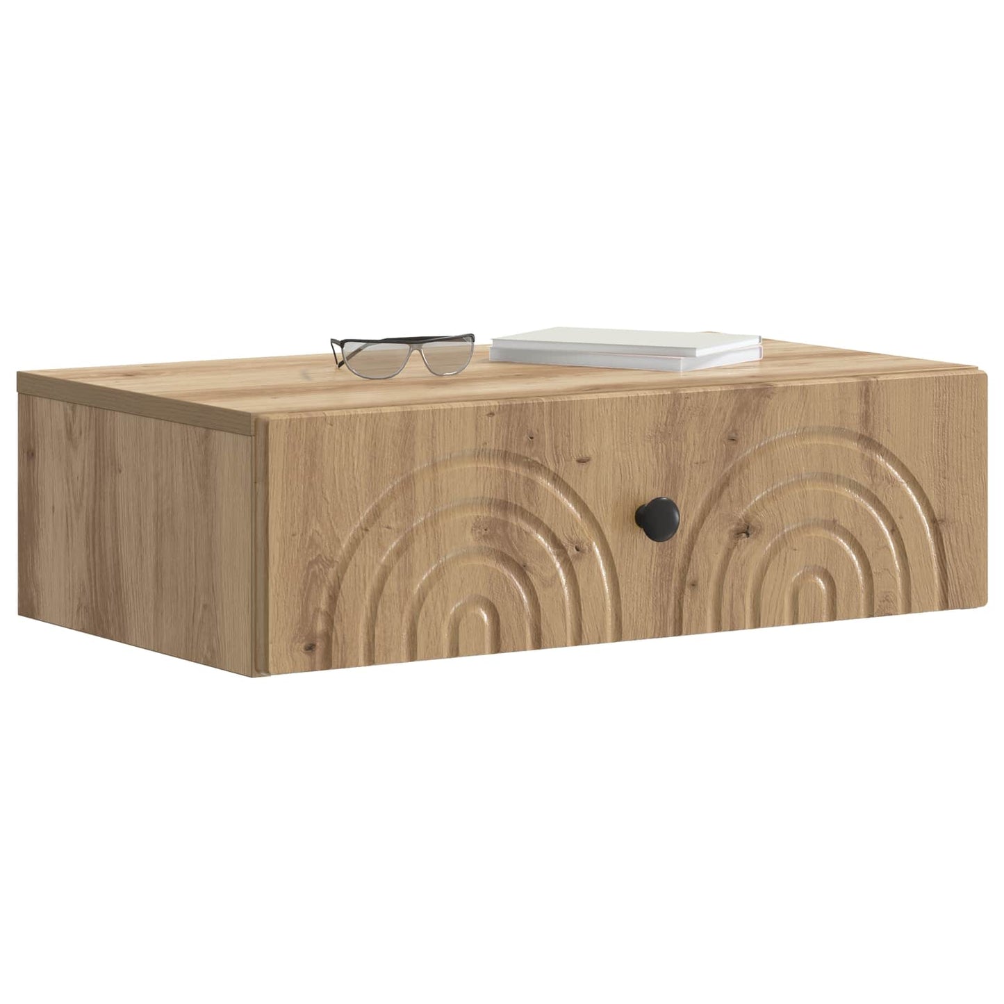 Vegghengt Sidebord 59 x 34,5 x 17 cm Konstruert tre Artisan eik