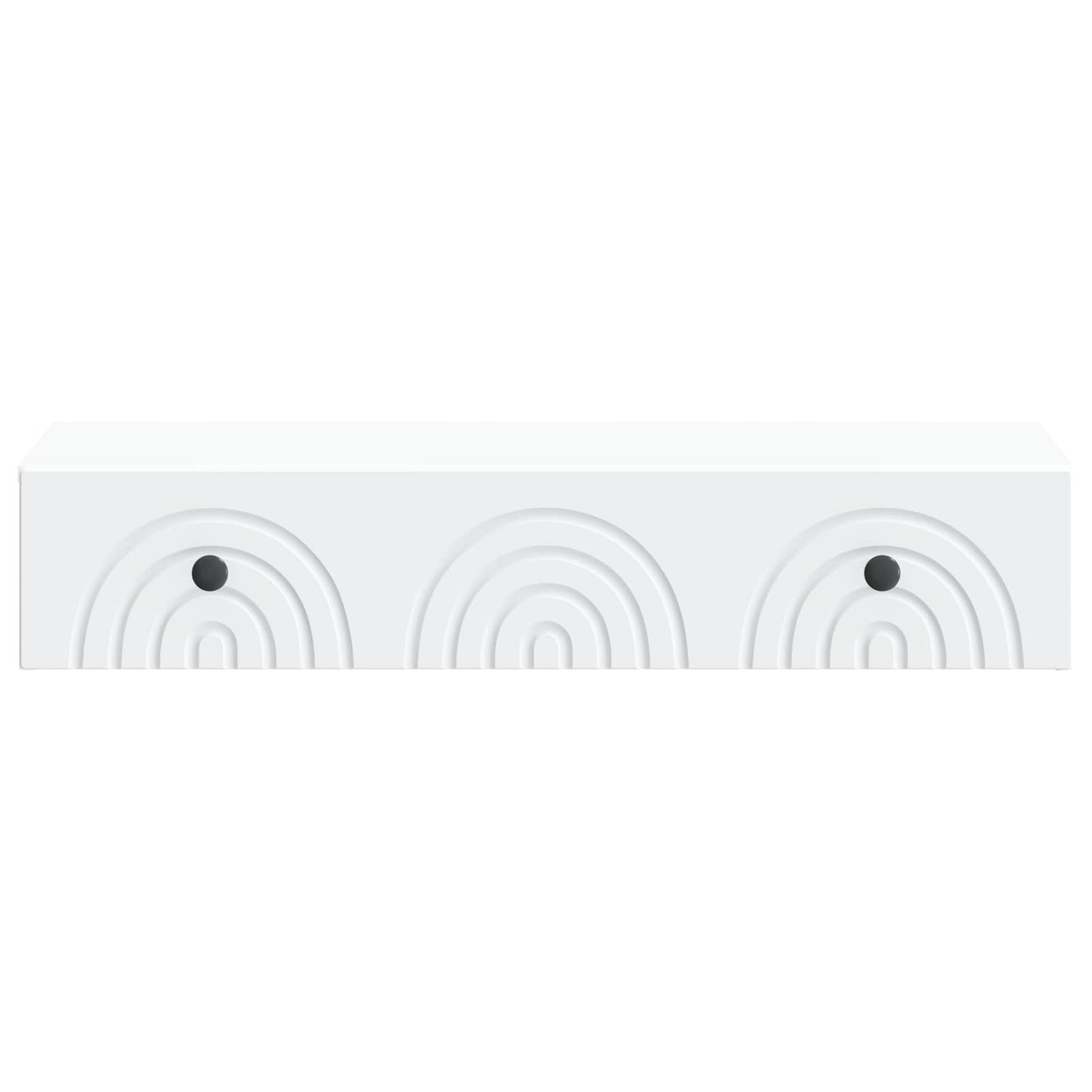 Vegghengt Sidebord Hvit 87,5 x 34,5 x 17 cm Konstruert tre