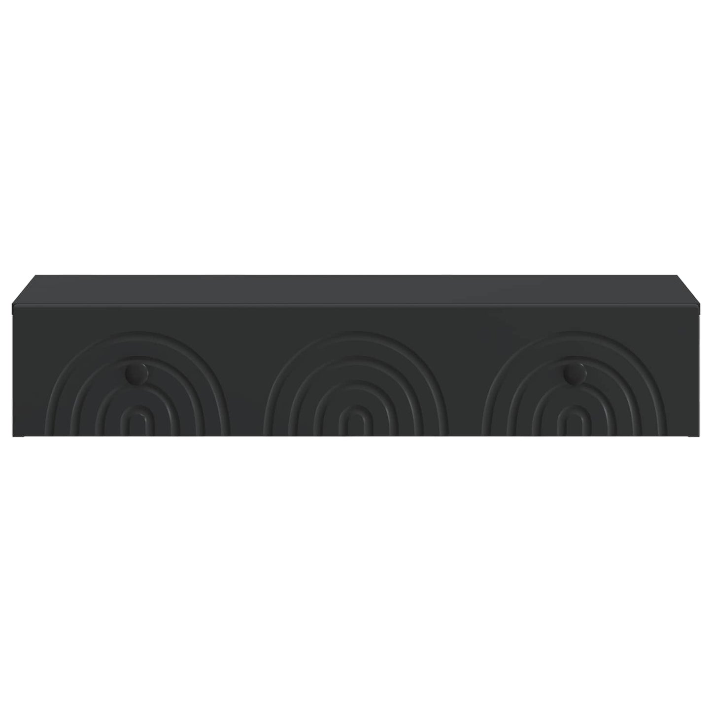 Vegghengt Sidebord Svart 87,5 x 34,5 x 17 cm Konstruert tre