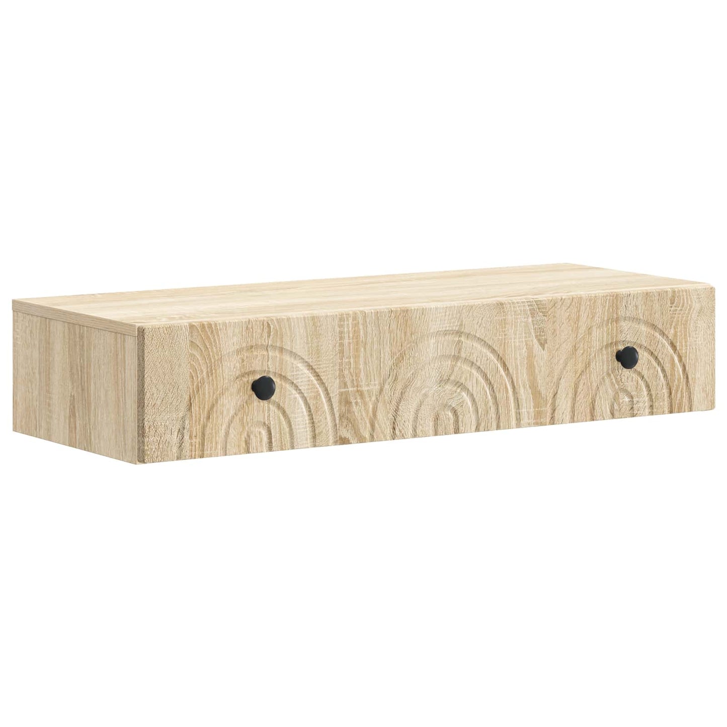Vegghengt Sidebord Sonoma eik 87,5 x 34,5 x 17 cm