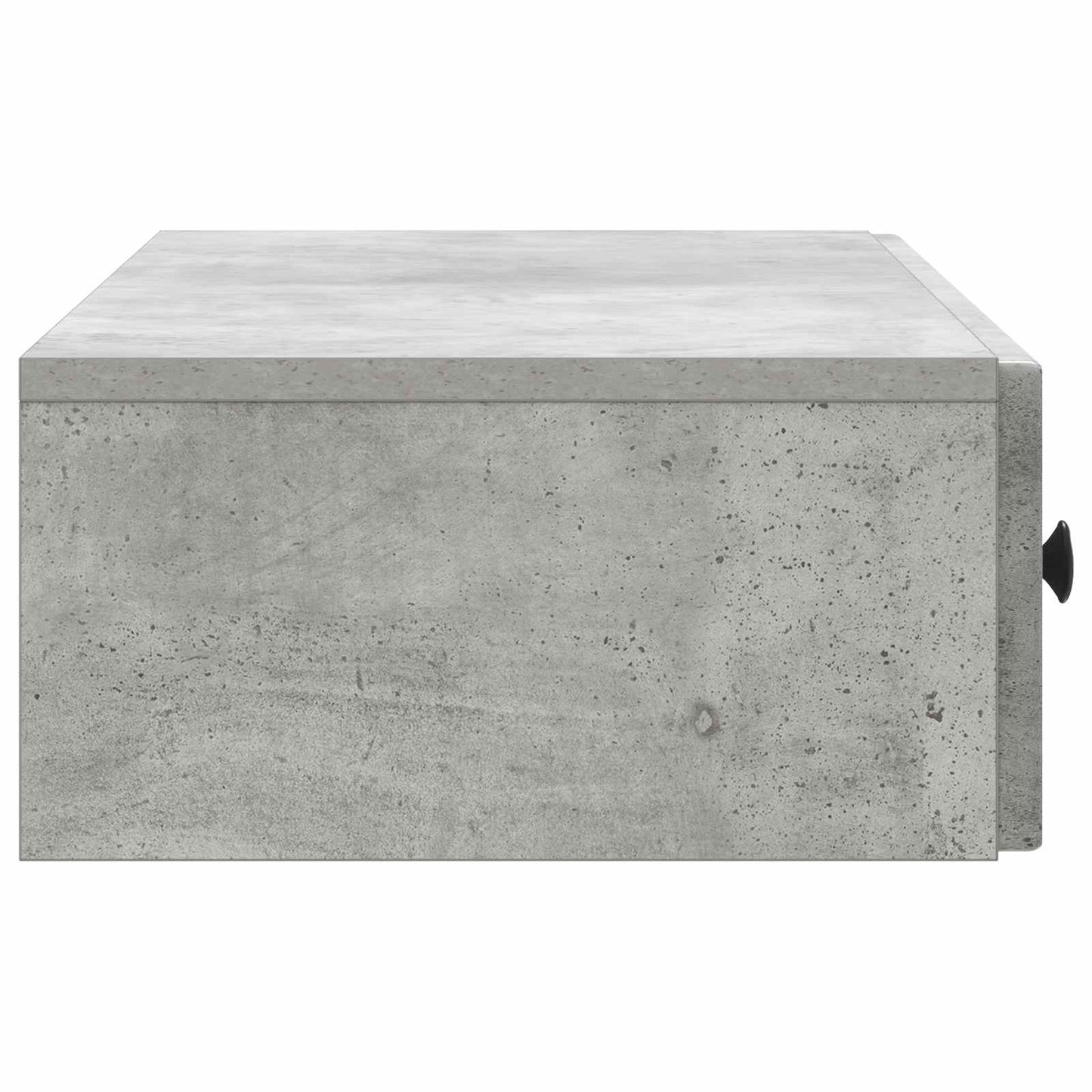 Vegghengt Sidebord Betonggrå 87,5 x 34,5 x 17 cm Konstruert tre