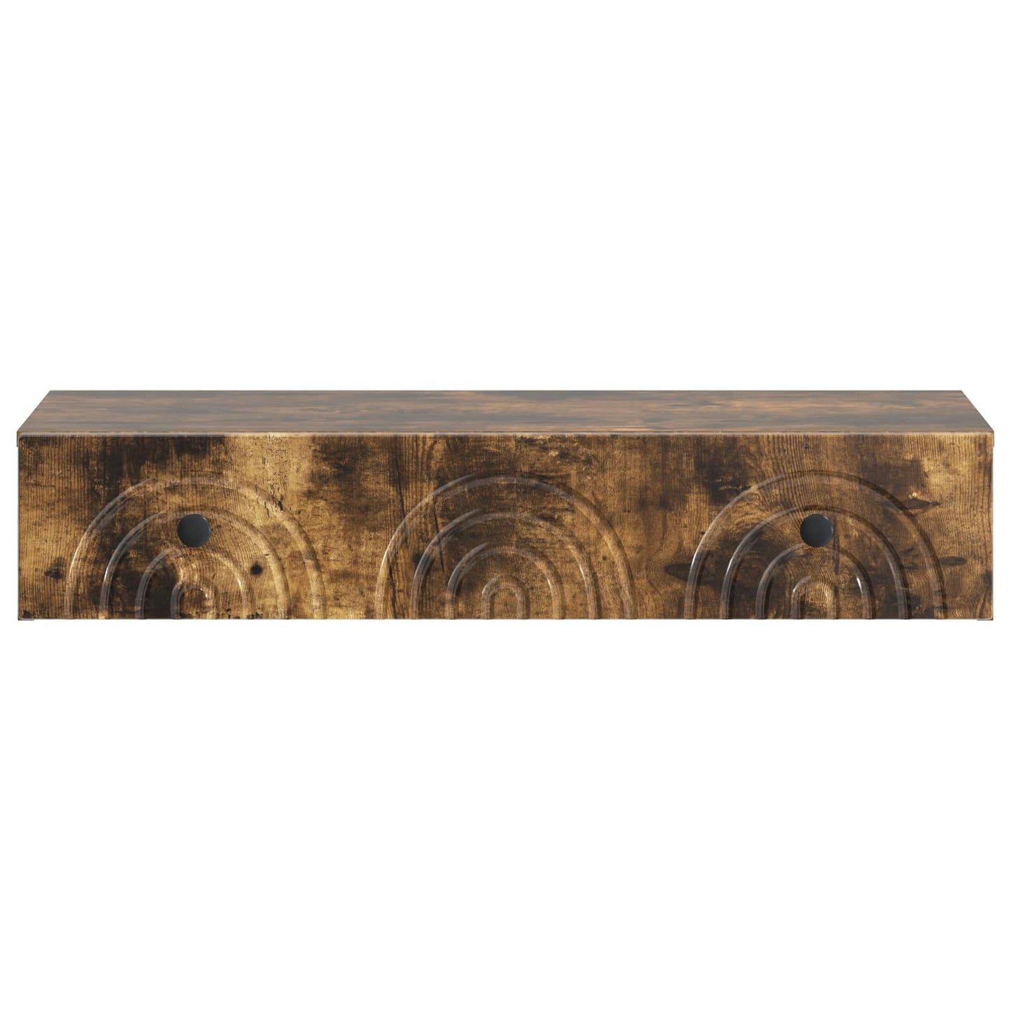 Vegghengt Sidebord Røkt Eik 87,5 x 34,5 x 17 cm Konstruert tre