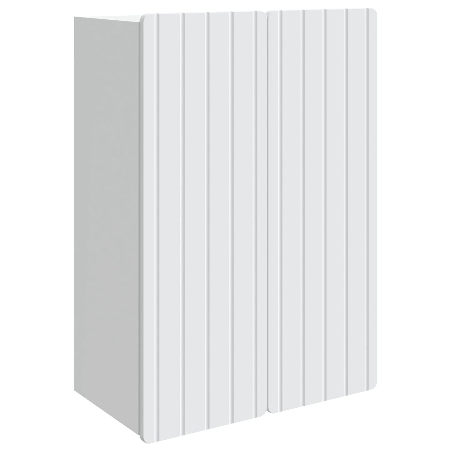 Vegghengt skap Hvit 66 x 34,5 x 92 cm Konstruert tre