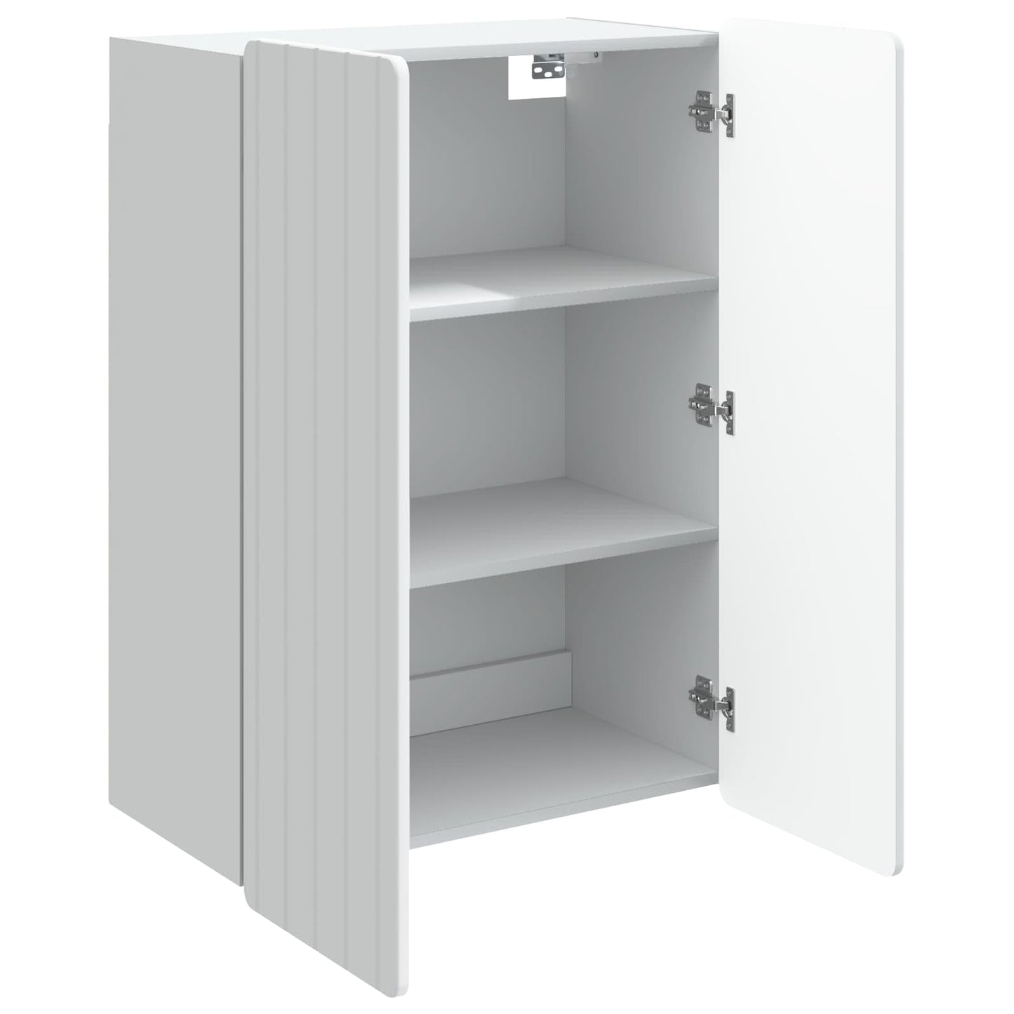Vegghengt skap Hvit 66 x 34,5 x 92 cm Konstruert tre