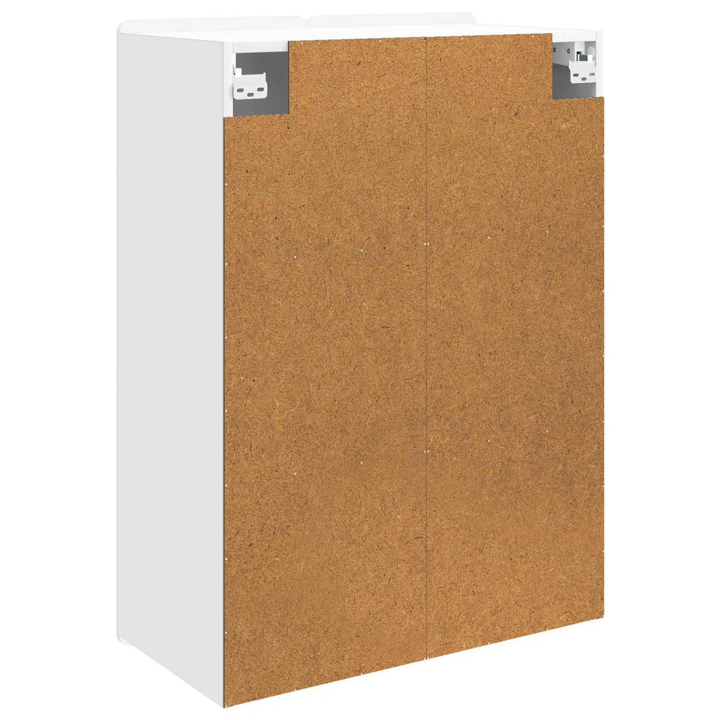 Vegghengt skap Hvit 66 x 34,5 x 92 cm Konstruert tre