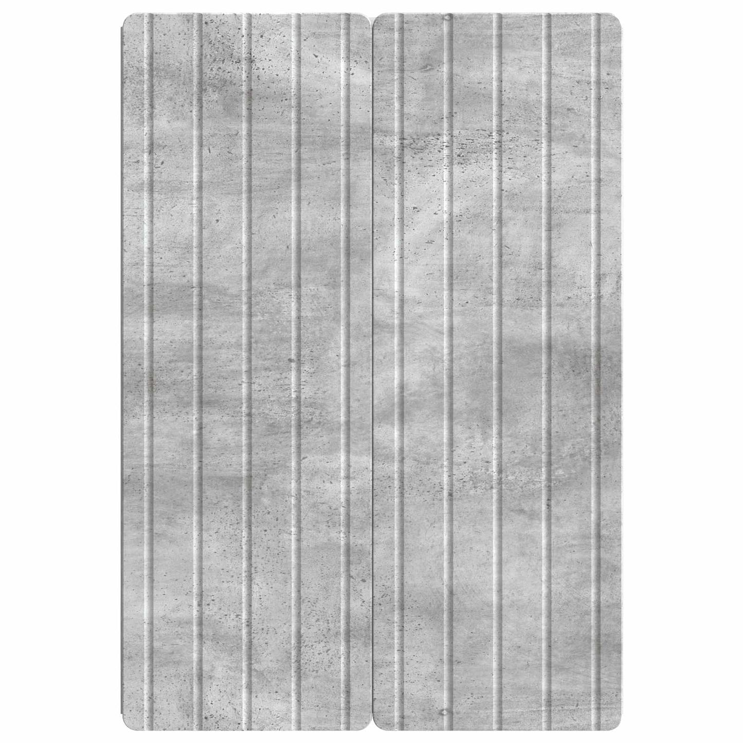 Vegghengt skap Betonggrå 66 x 34,5 x 92 cm Konstruert tre