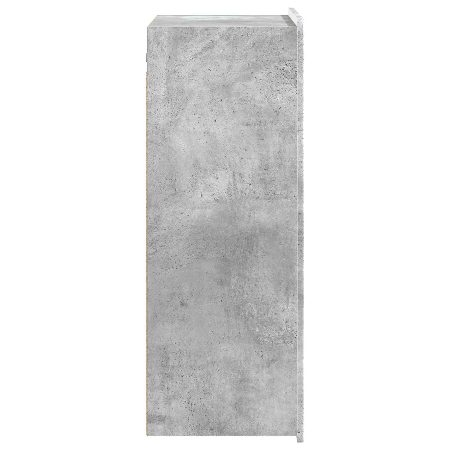 Vegghengt skap Betonggrå 66 x 34,5 x 92 cm Konstruert tre