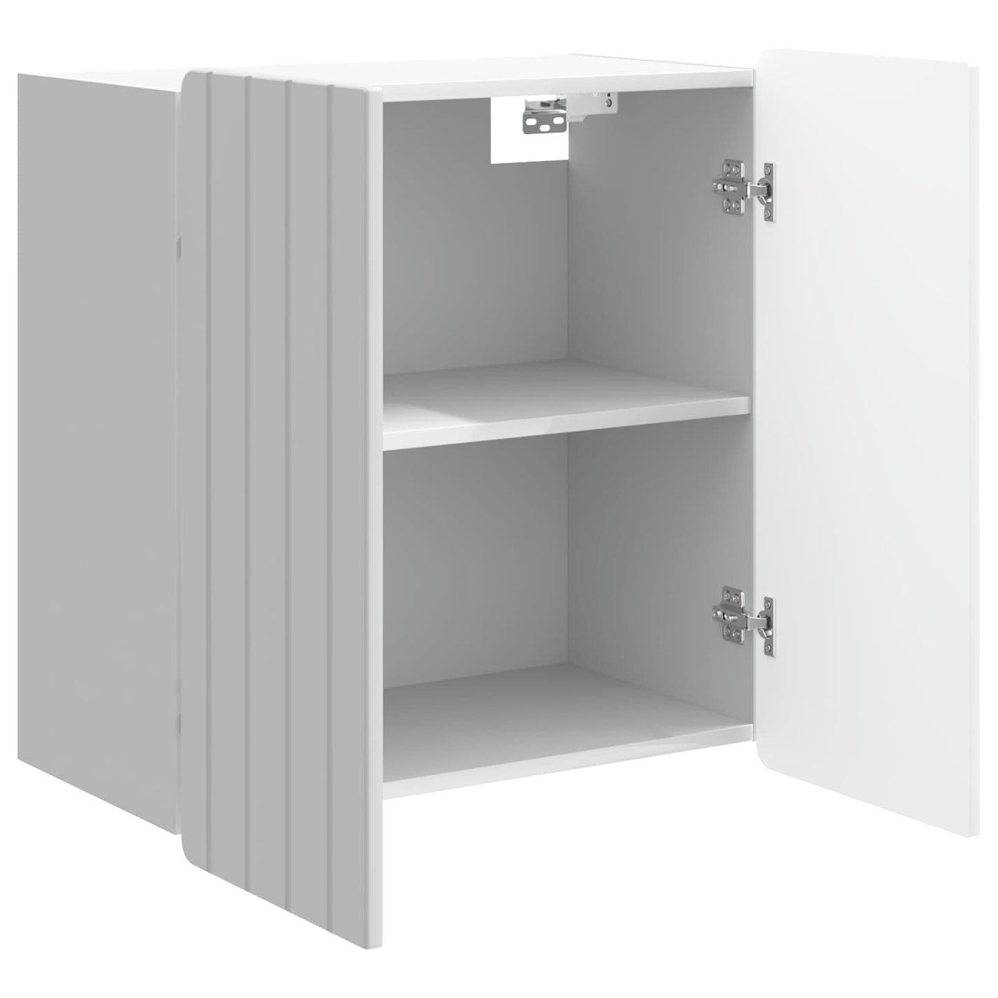 Vegghengt skap Høgglans hvit 59 x 31 x 64 cm Konstruert tre