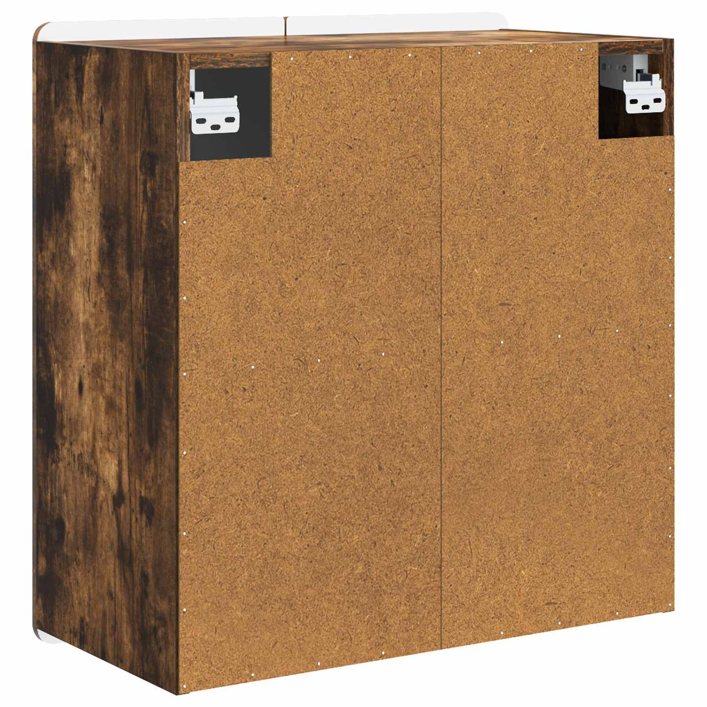 Vegghengt skap Røkt Eik 59 x 31 x 64 cm Konstruert tre
