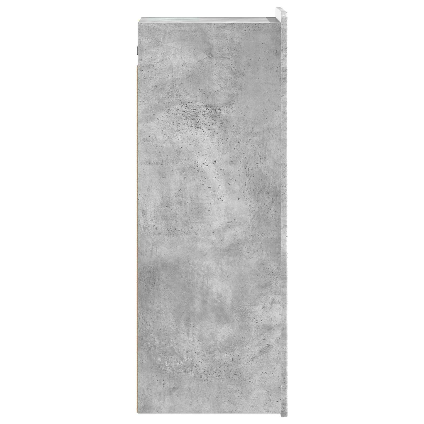 Vegghengt skap Betonggrå 33 x 34,5 x 94 cm Konstruert tre