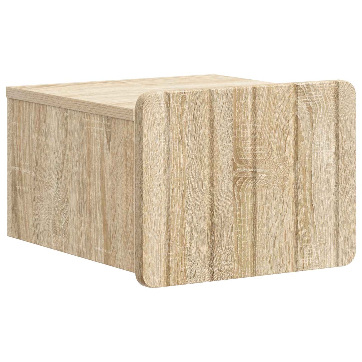Vegghengt Nattbord Sonoma eik 33 x 34,5 x 24 cm Konstruert tre