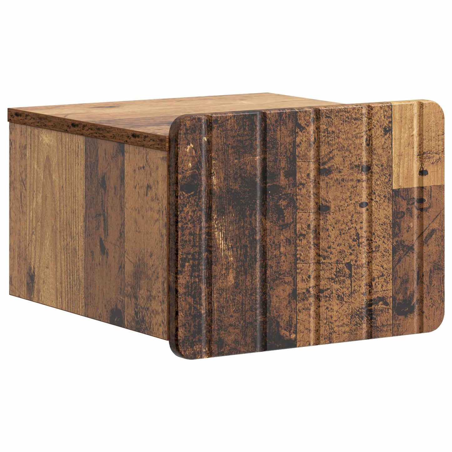 Vegghengt Nattbord Gammelt tre 33 x 34,5 x 24 cm Konstruert tre