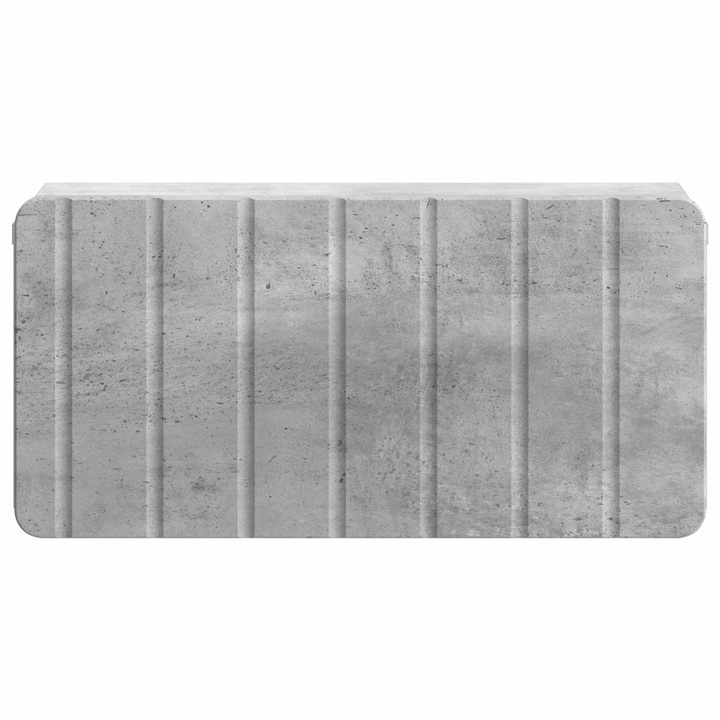 Vegghengt Nattbord Betonggrå 49 x 34,5 x 24 cm Konstruert tre