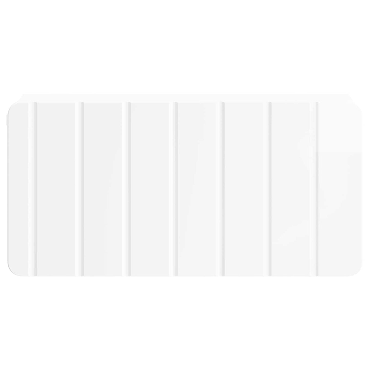 Vegghengt Nattbord 2 pcs Høgglans hvit 49 x 34,5 x 24 cm
