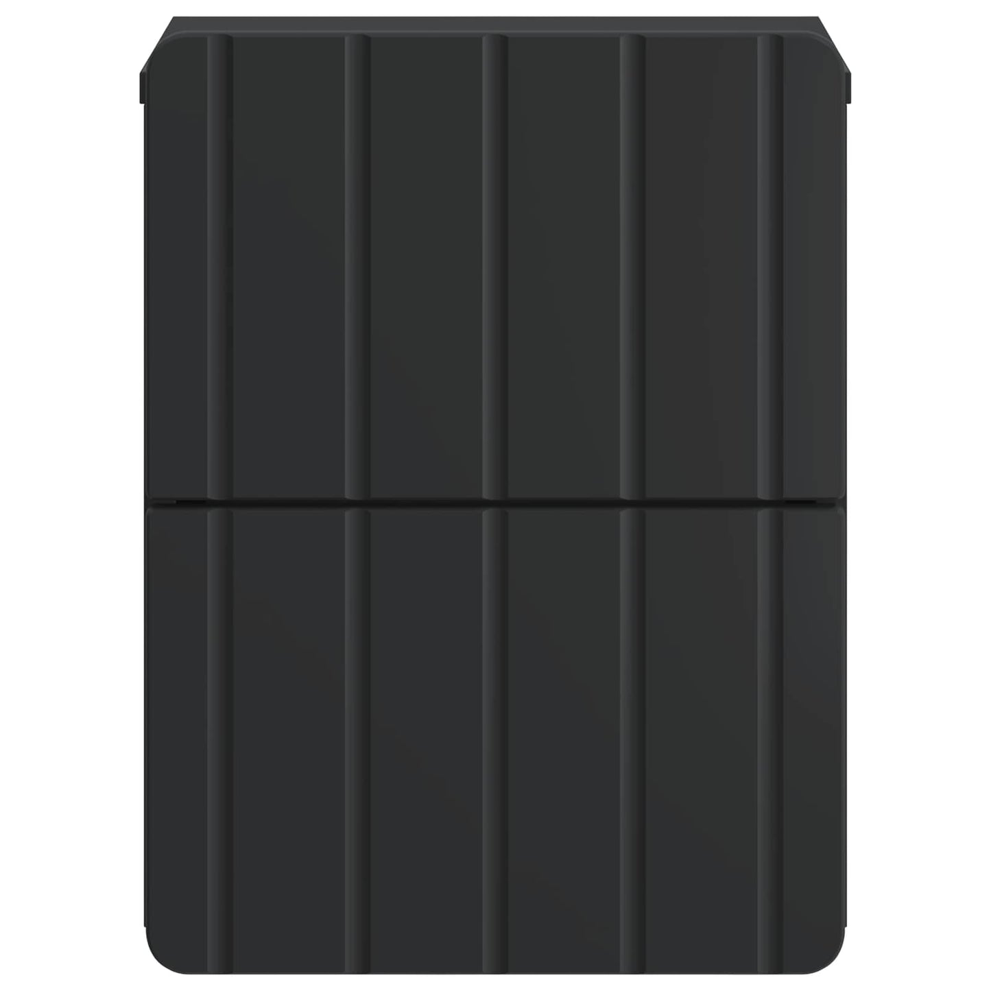 Vegghengt Nattbord Svart 33 x 34,5 x 43 cm Konstruert tre