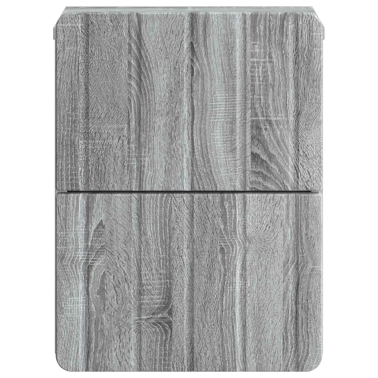 Vegghengt Nattbord Grå sonoma 33 x 34,5 x 43 cm Konstruert tre