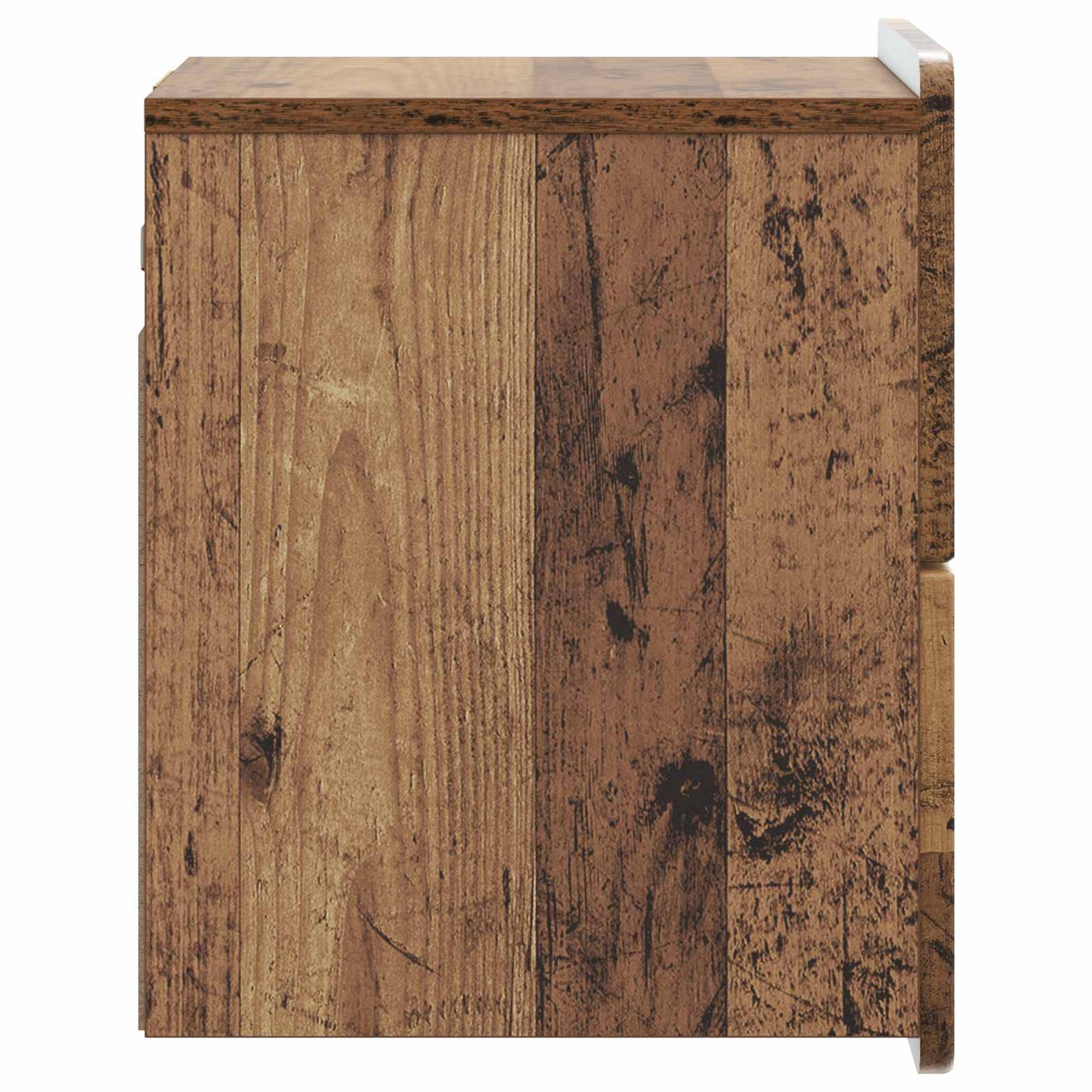 Vegghengt Nattbord Gammelt tre 33 x 34,5 x 43 cm Konstruert tre