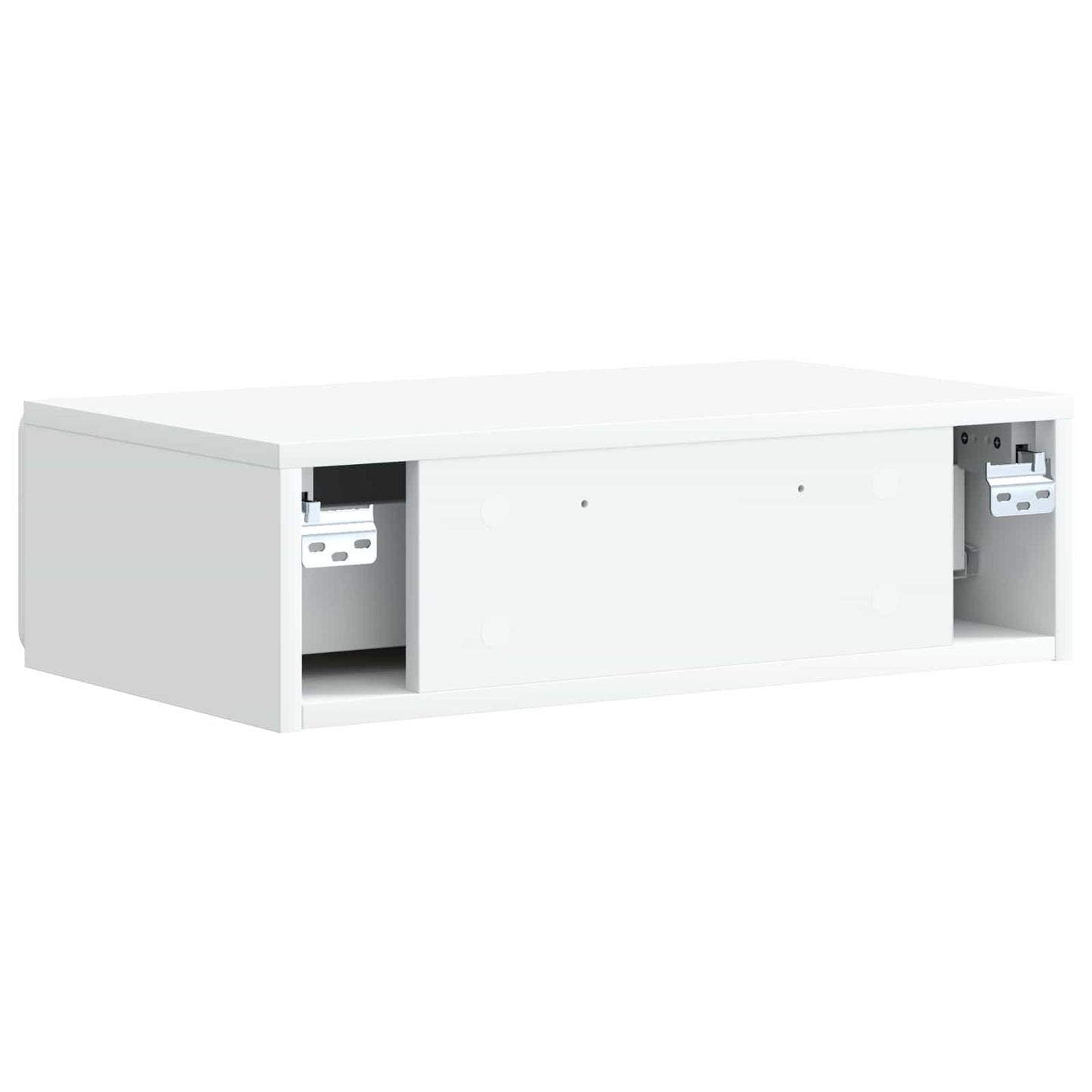 Vegghengt Sidebord Hvit 59 x 34,5 x 17 cm Konstruert tre