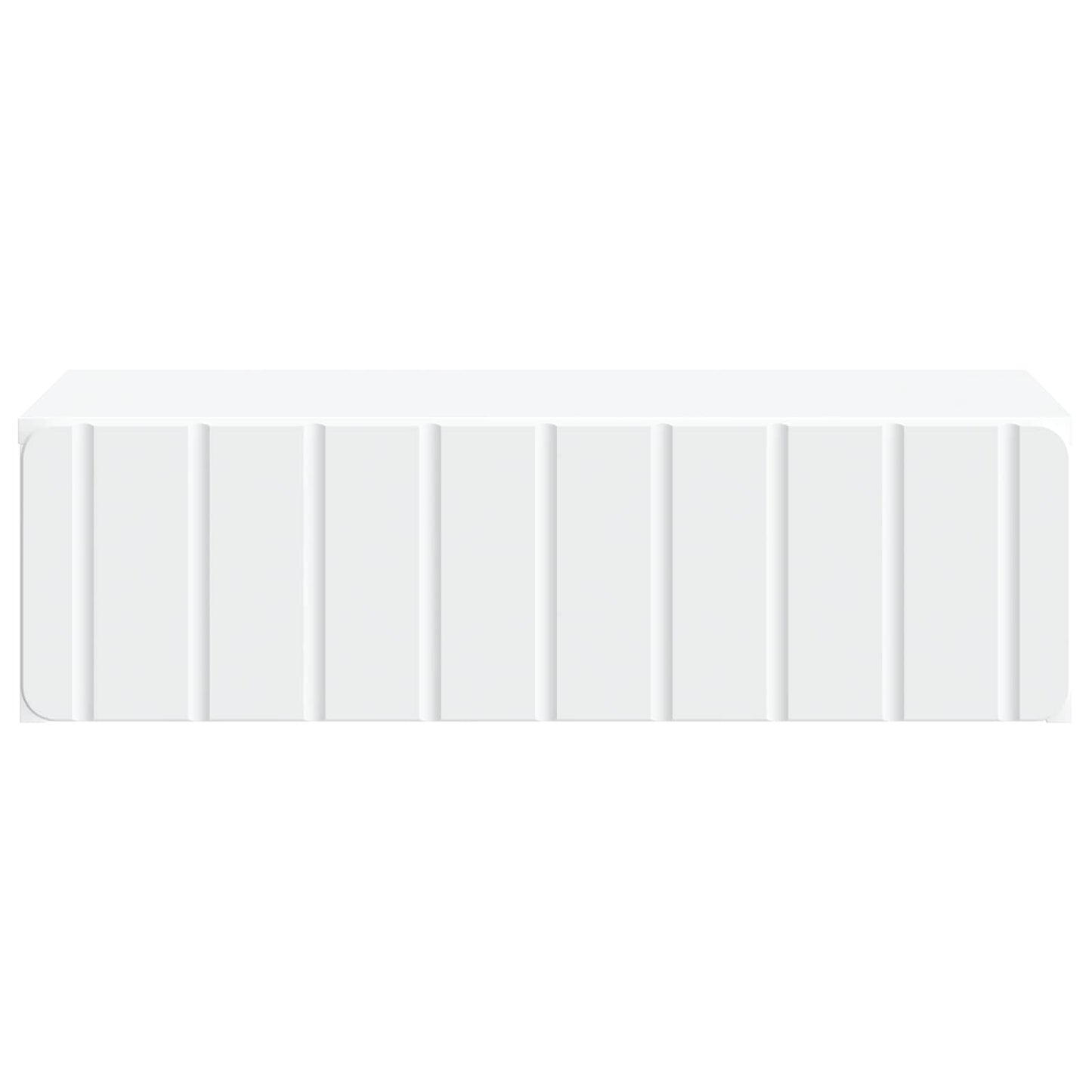 Vegghengt Sidebord Hvit 59 x 34,5 x 17 cm Konstruert tre