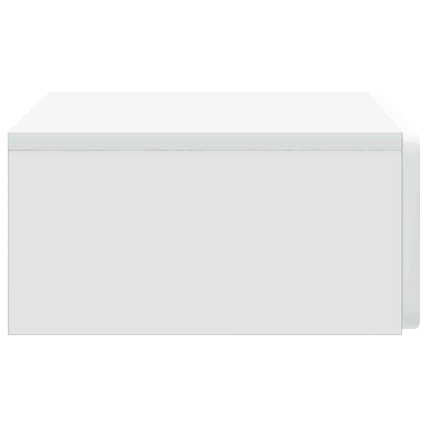 Vegghengt Sidebord Hvit 59 x 34,5 x 17 cm Konstruert tre